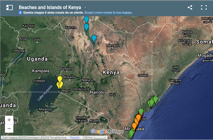 Spiagge e Isole del Kenya